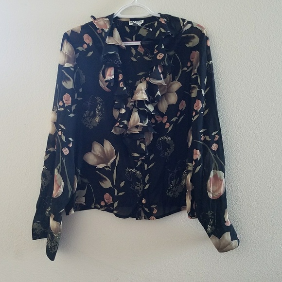 Allison Taylor Tops - Allison Taylor Floral Blouse M